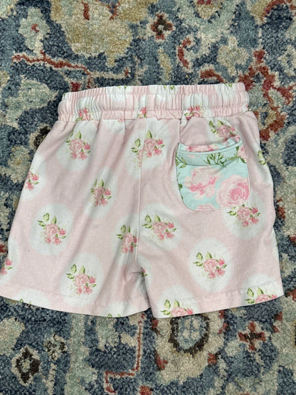 Sweet Honey Floral Shorts Girls Size 6 VGUC