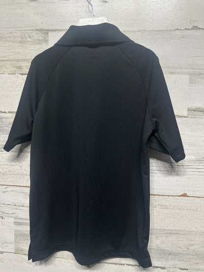 Boys Size 8 (Small) BCG Black Drifit Polo Shirt - Very Good Used Condition