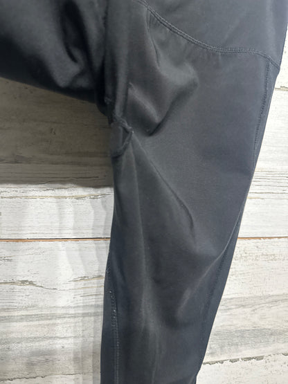 Women's Size Medium Tangerine Black Active Leggings - Very Good Used Condition