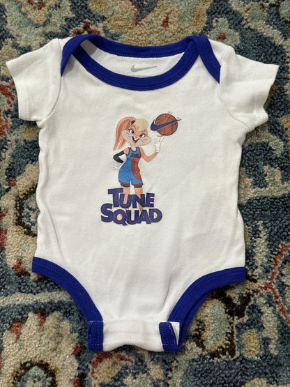 Nike 0-6m Tune Squad Space Jam Bodysuit VGUC