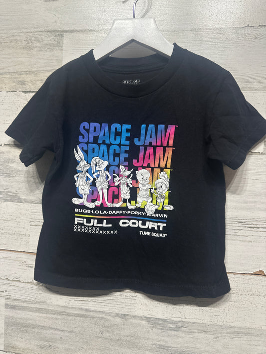 Boys Size 4 Space Jam Tube Squad T-Shirt - Very Good Used Condition