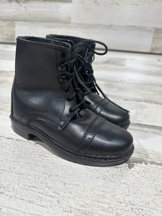 TuffRider Children's Starter Lite Lace Up Paddock Boots - Size 12 Youth - Good Used Condition