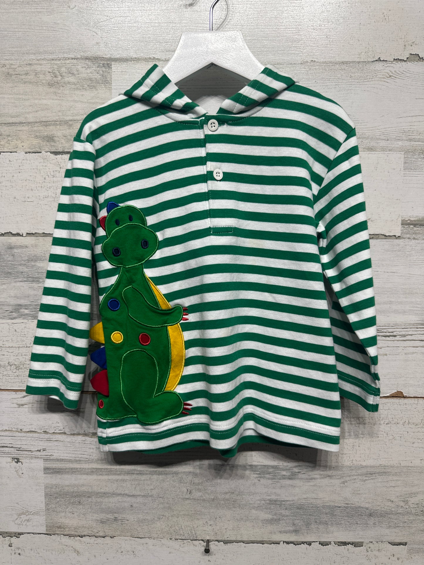 Boys Fits Like 4t Florence Eiseman Applique Lightweight Hoodie - Play Condition*