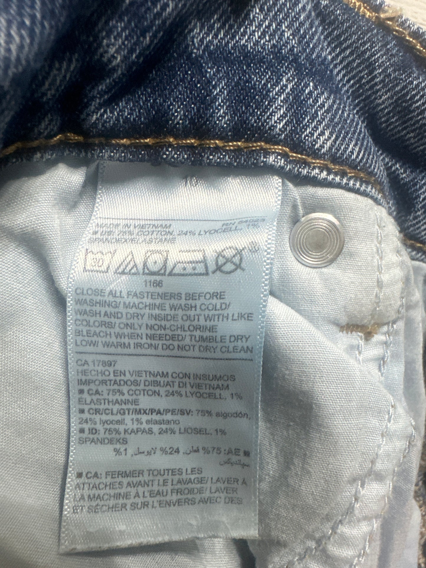 Women's Size 10 Old Navy High Rise Slouchy Straight Jeans - Good Used Condition