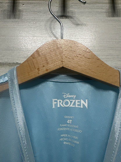Elsa Disney Princess Girls Size 4t Nightgown Frozen GUC*