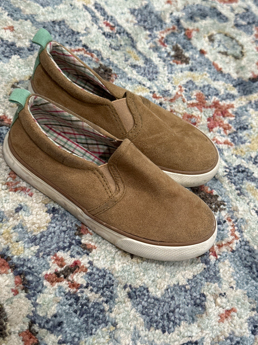 Cat&Jack Brown Slip On Toddler Girls Size 9 Shoes GUC