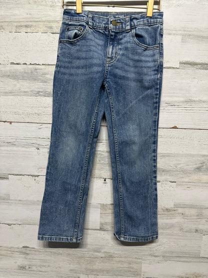 Boys Size 8 Wonder Nation Straight Adjustable Waist Jeans - Very Good Used Condition