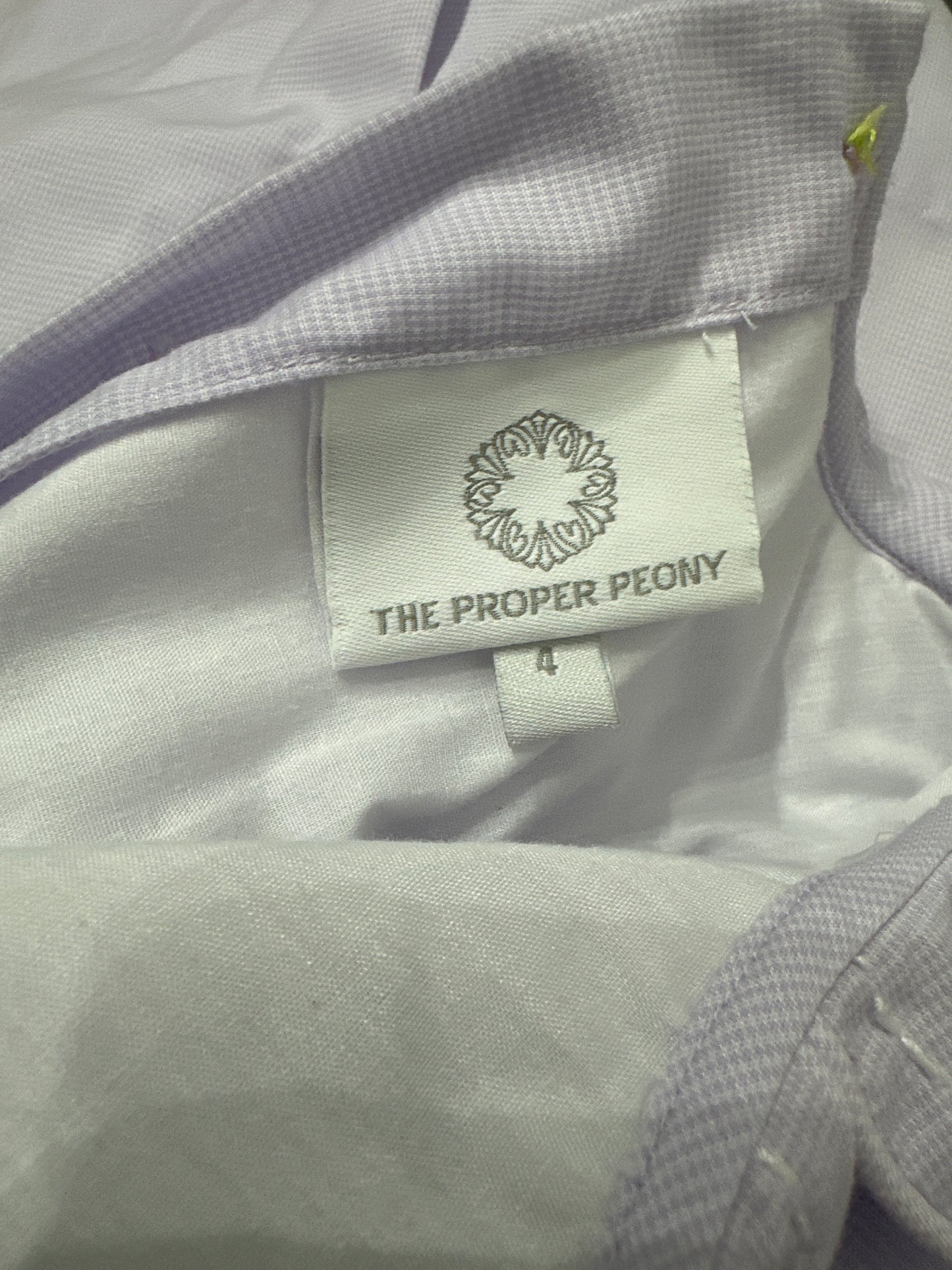 Girls Size 4 Years The Proper Peony Lavender Dress - Play Condition*