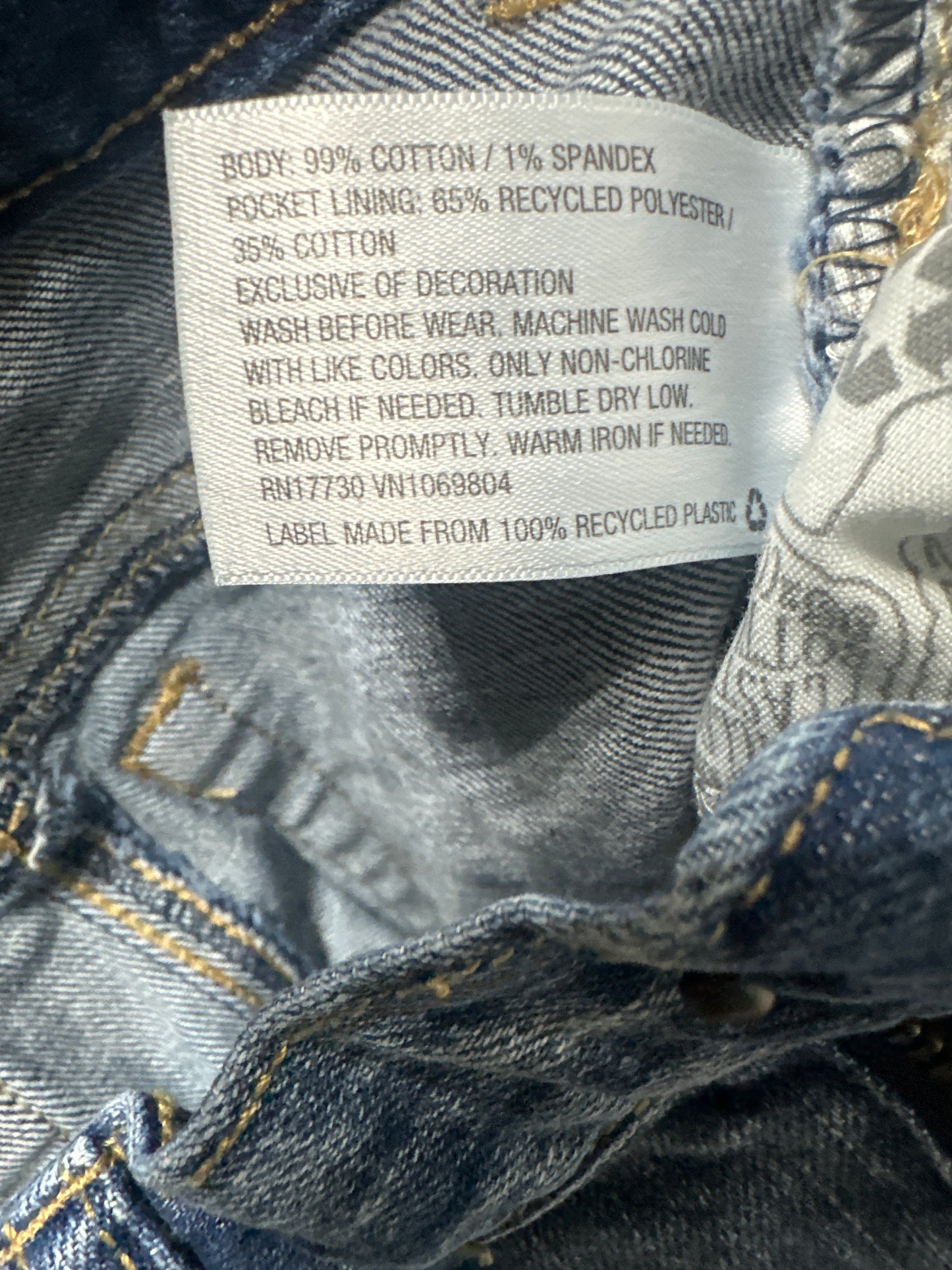 Boys Size 5t Straight Cat and Jack Adjustable Waist Jeans - Very Good Used Condition