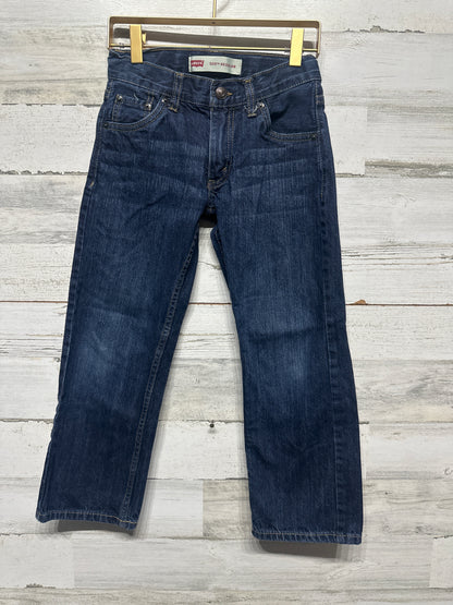Boys Size 8 Regular Levi's 505 Regular Adjustable Waist Jeans - Very Good Used Condition