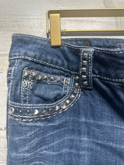 Women's Size 30 Miss Me Jeweled Studded Boot Jeans - Good Used Condition*