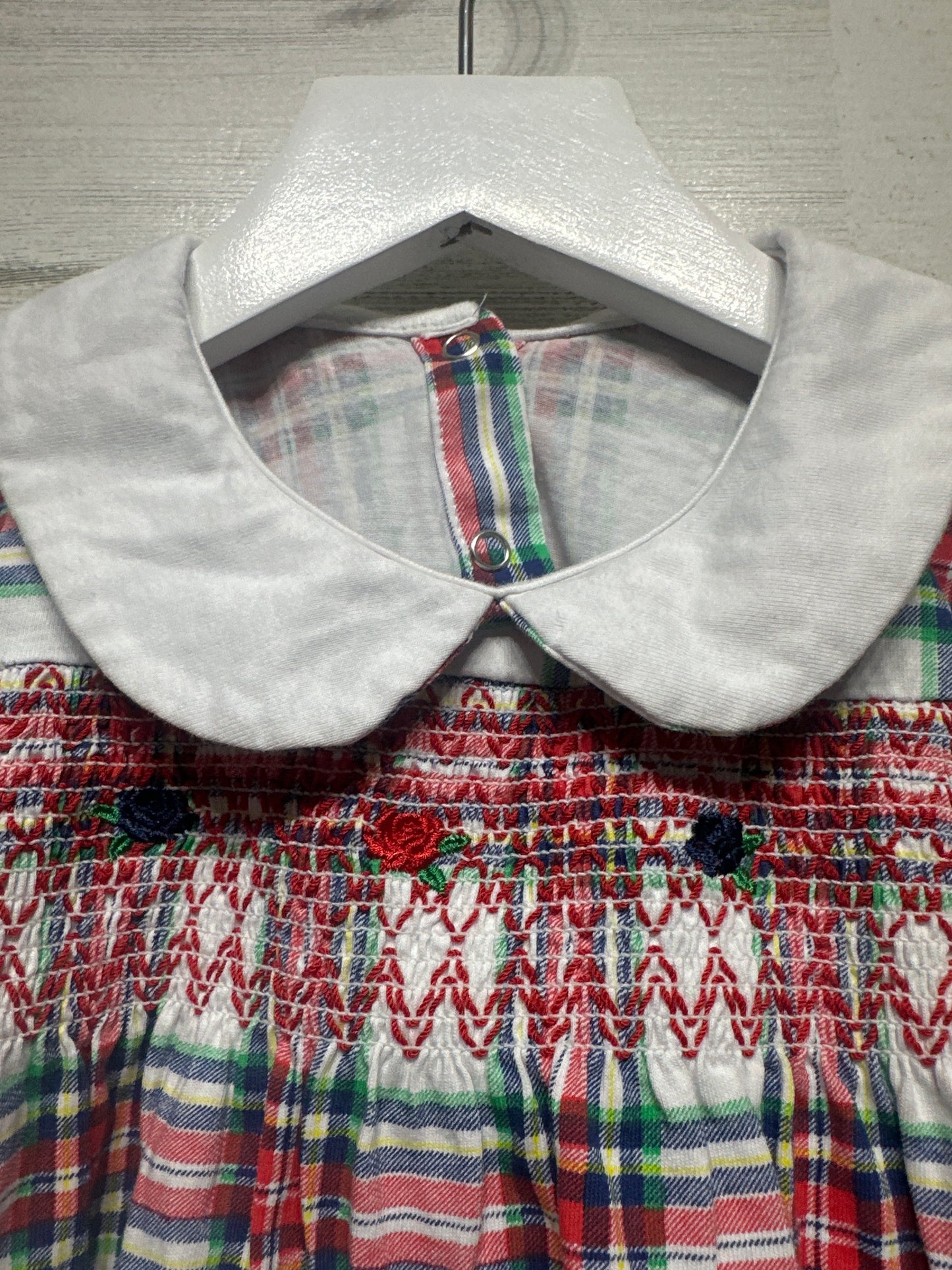 Size 2t Smocked Plaid Dress - Very Good Used Condition