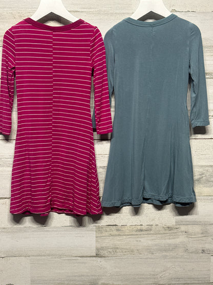 Kickee Pants Girls 2T Long Sleeve Bamboo Dresses GUC