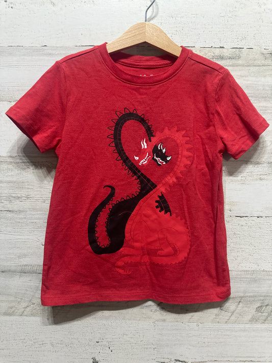 Boys Size XS 4-5 Cat and Jack Dragon Shirt - Very Good Used Condition