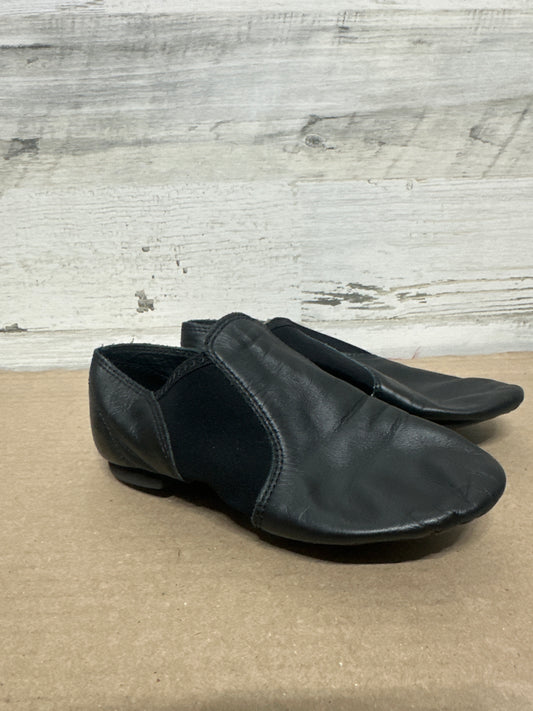 Fit Like 12 kids - marked Size 4M (Youth) Capezio EJ2 Style Black Split Jazz Shoes Shoes - Good Used Condition