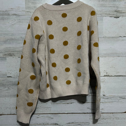 Girls Size Large Copper Key Polka Dotted Sweater - good used condition