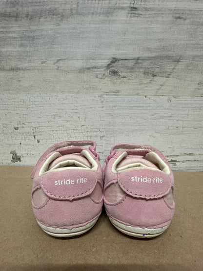 Girls Size 3.5 Medium Infant/Toddler Stride Rite Soft Motion Sprout Sneaker - Very Good Used Condition