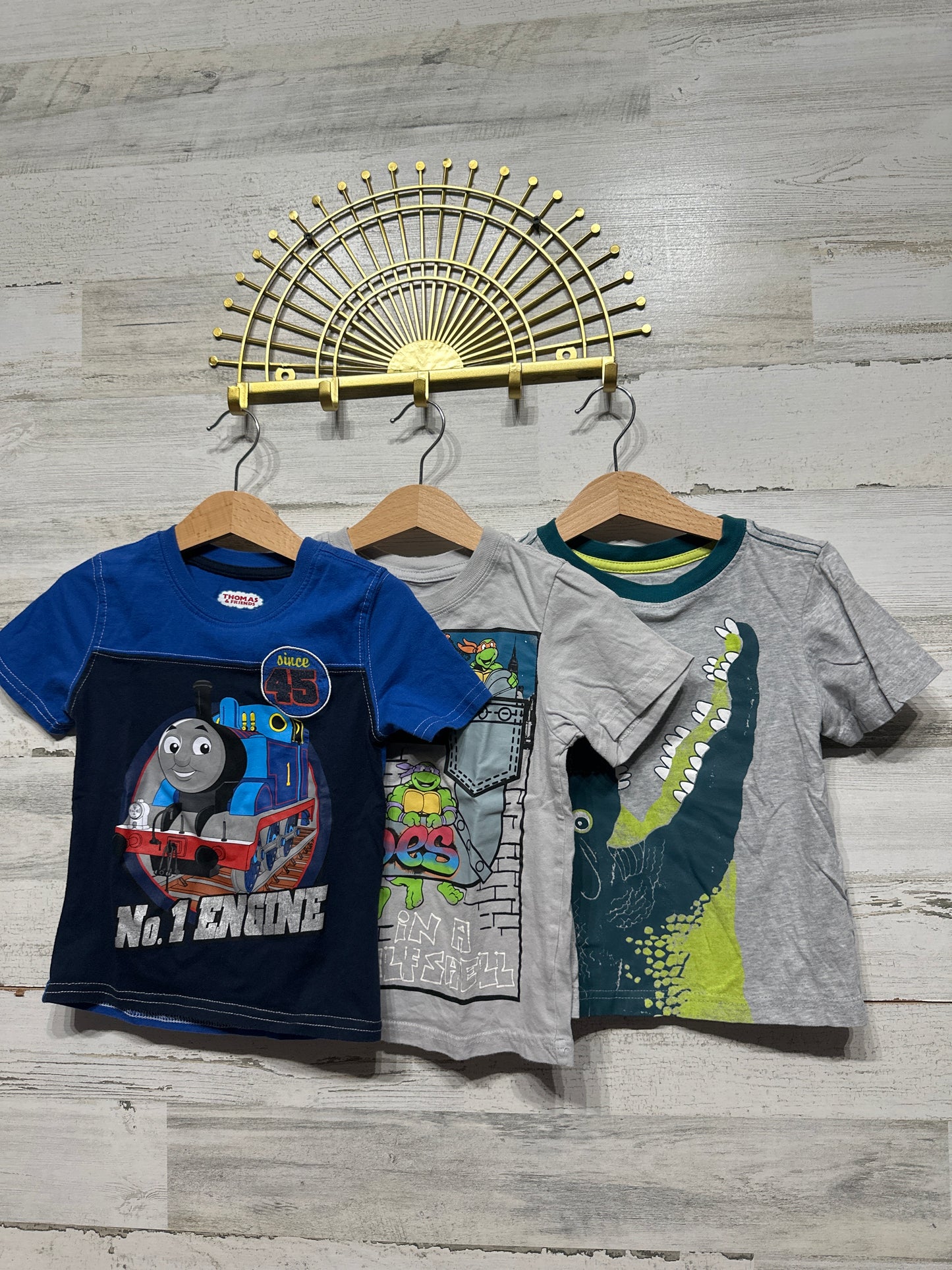 Boys Preowned Size 3t Shirt Lot (3 pieces) - Good Used Condition