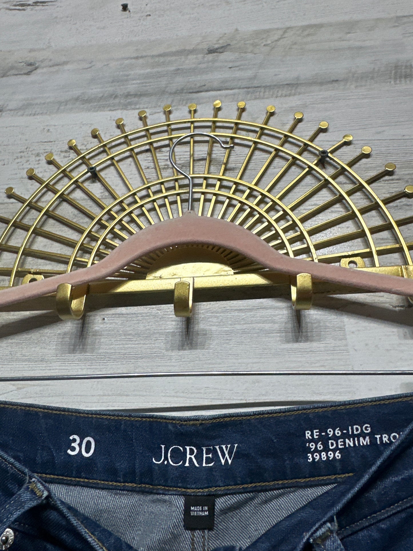 Women's Size 30 J. Crew 96' Denim Trousers - Very Good Used Condition