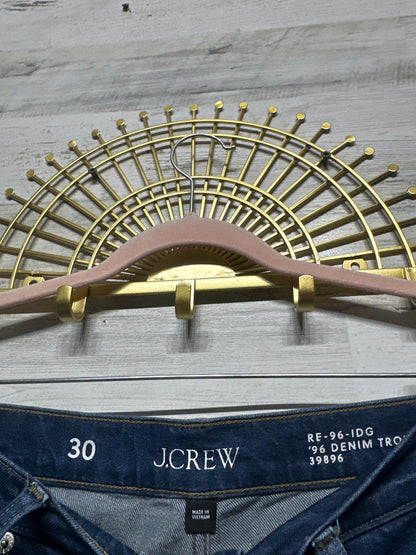 Women's Size 30 J. Crew 96' Denim Trousers - Very Good Used Condition