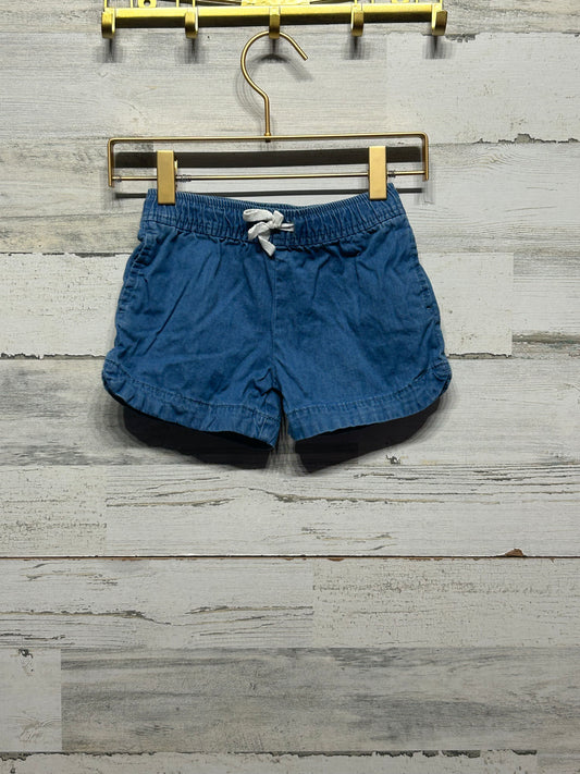 Girls Size 4t Carter's Pull On Shorts - Good Used Condition