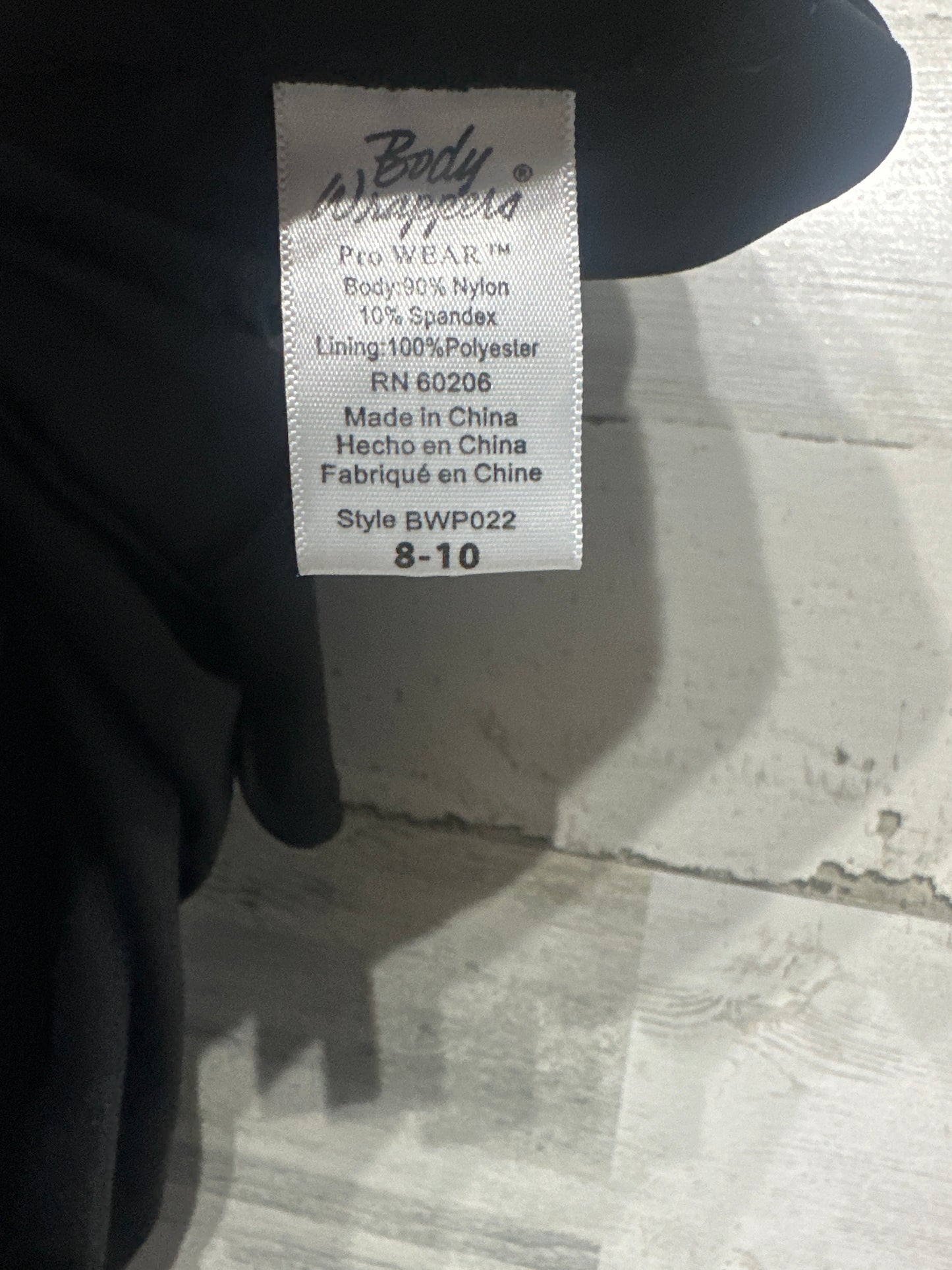 Dancewear Body Wrappers Pro Wear Black Leotard Girls 8-10 VGUC