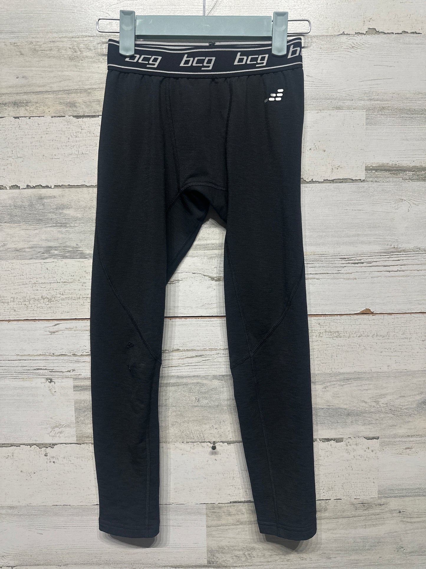 BCG Boys 10-12 Cold Weather Black Tights Leggings VGUC