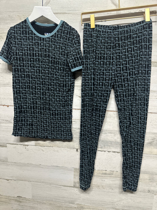 Boys Size 10 Kickee Pants Bamboo Periodic Table Fitted Pajama Set  - Very Good Used Condition