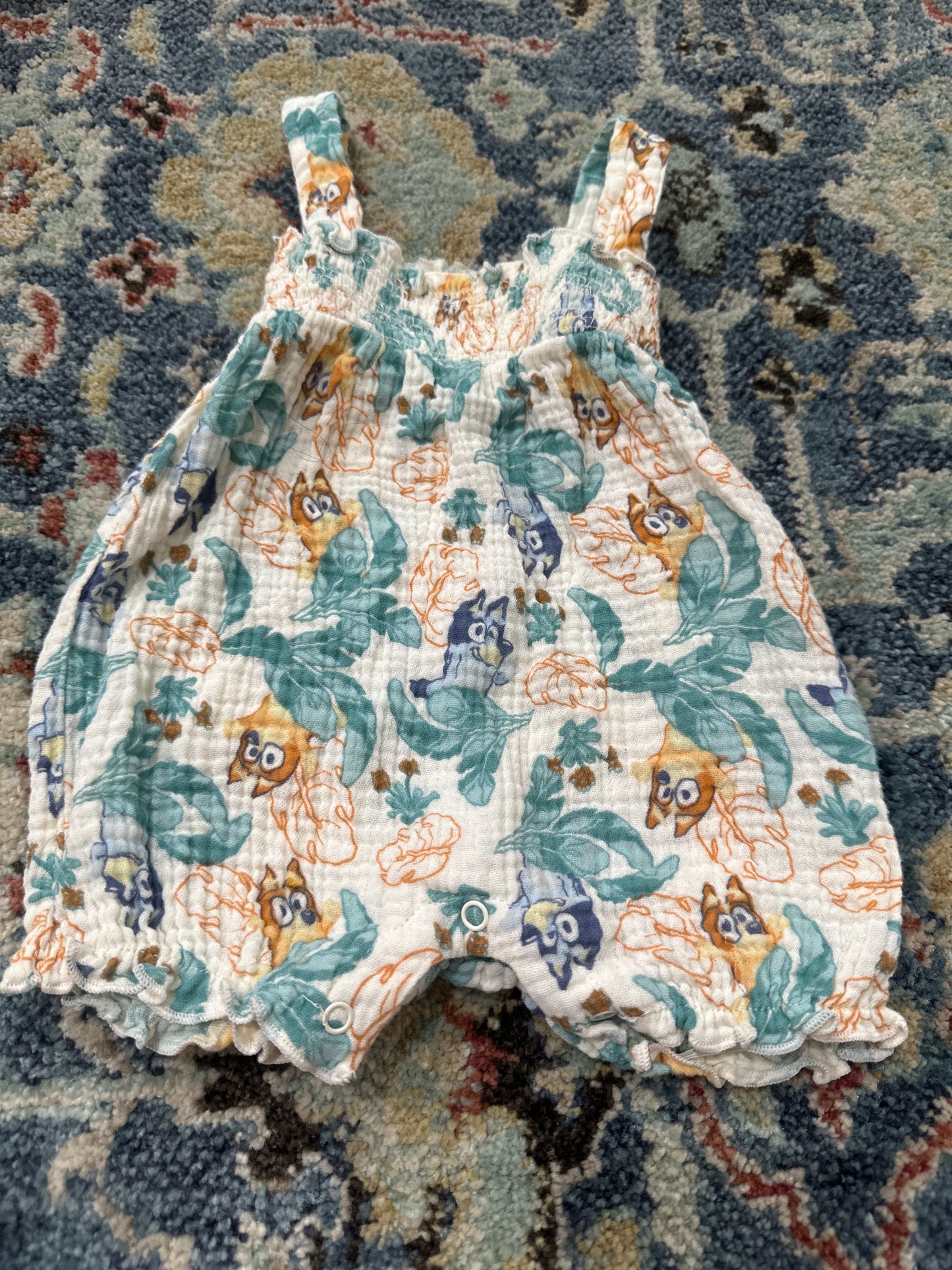 Bluey Girls 3-6m Romper VGUC