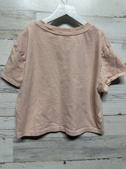 Women’s Medium Aeropostale Cropped Peach Vintage Fit Tee - Good Used Condition