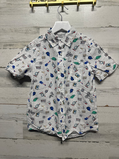 Boys Size 7/8 Children's Place Button Up Shirt - Good Used Condition