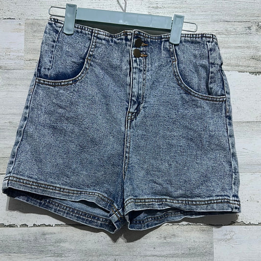 Girls Size 16 GB girls high waisted denim shorts - very good used condition