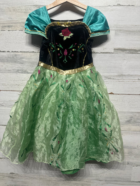 Girls Anna Frozen Costume Dress Girls 5T (120) - Play Condition