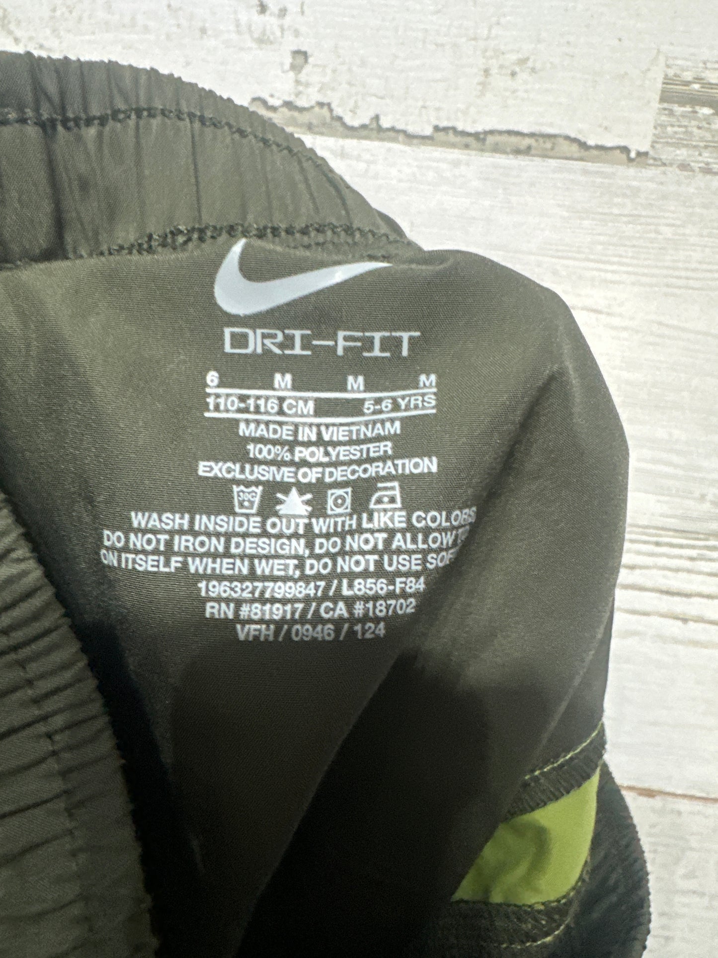 Size 6 (Fit Like 5/6) Nike Boys Drifit Shorts Lot (3 Pieces) - Very Good Used Condition