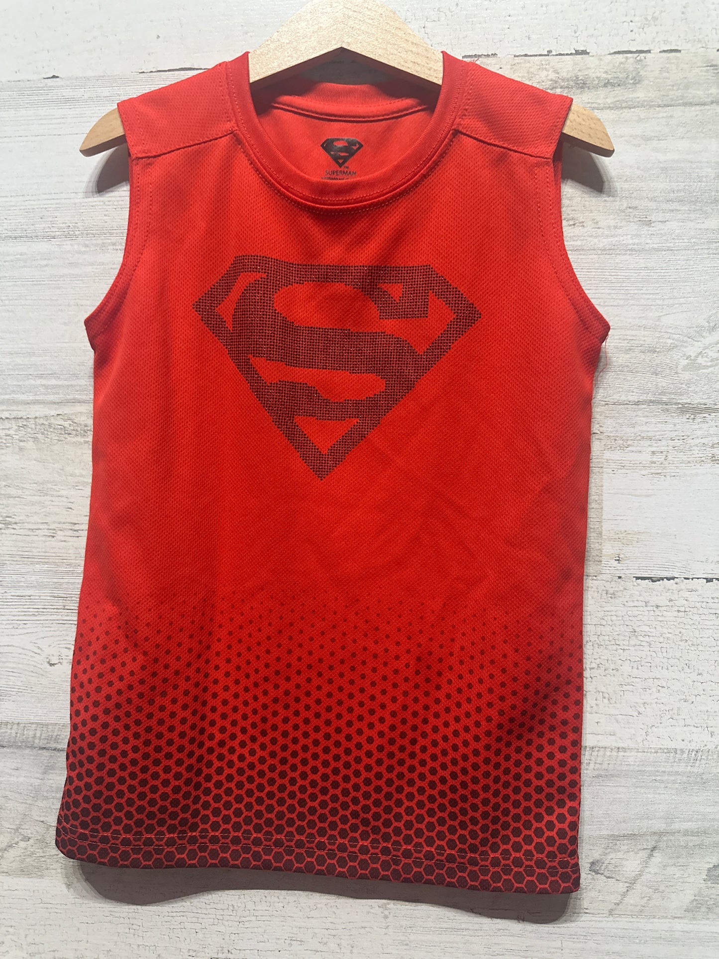 Boys Size XS 4-5 Superman Sleeveless Shirt - Very Good Used Condition