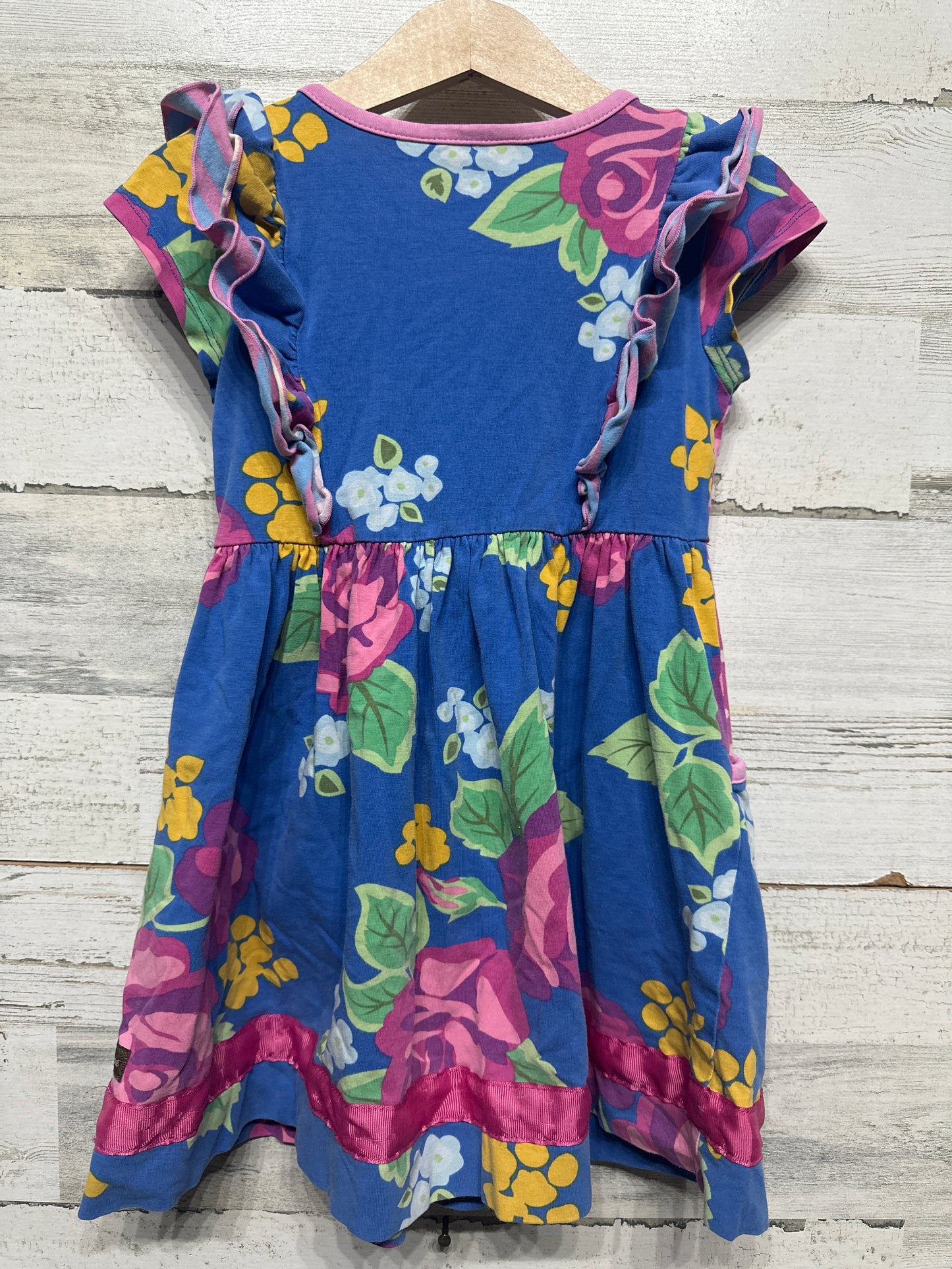Girls Size 4 Matilda Jane Floral Dress With Pockets - Good Used Condition