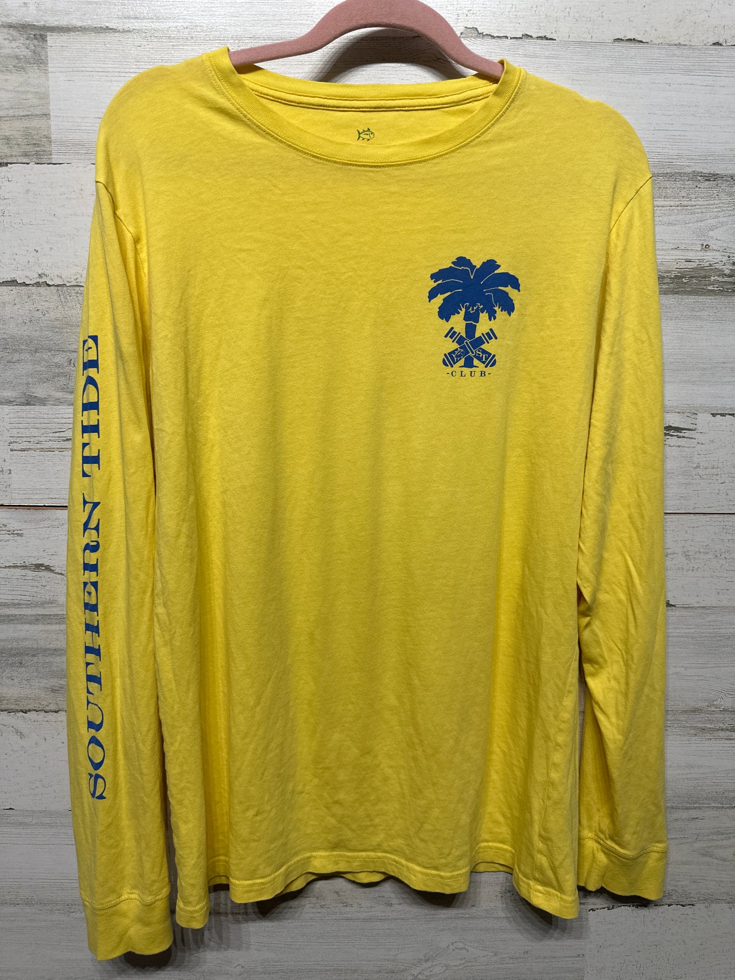Southern Tide Men’s Medium Yellow Long Sleeve Shirt VGUC