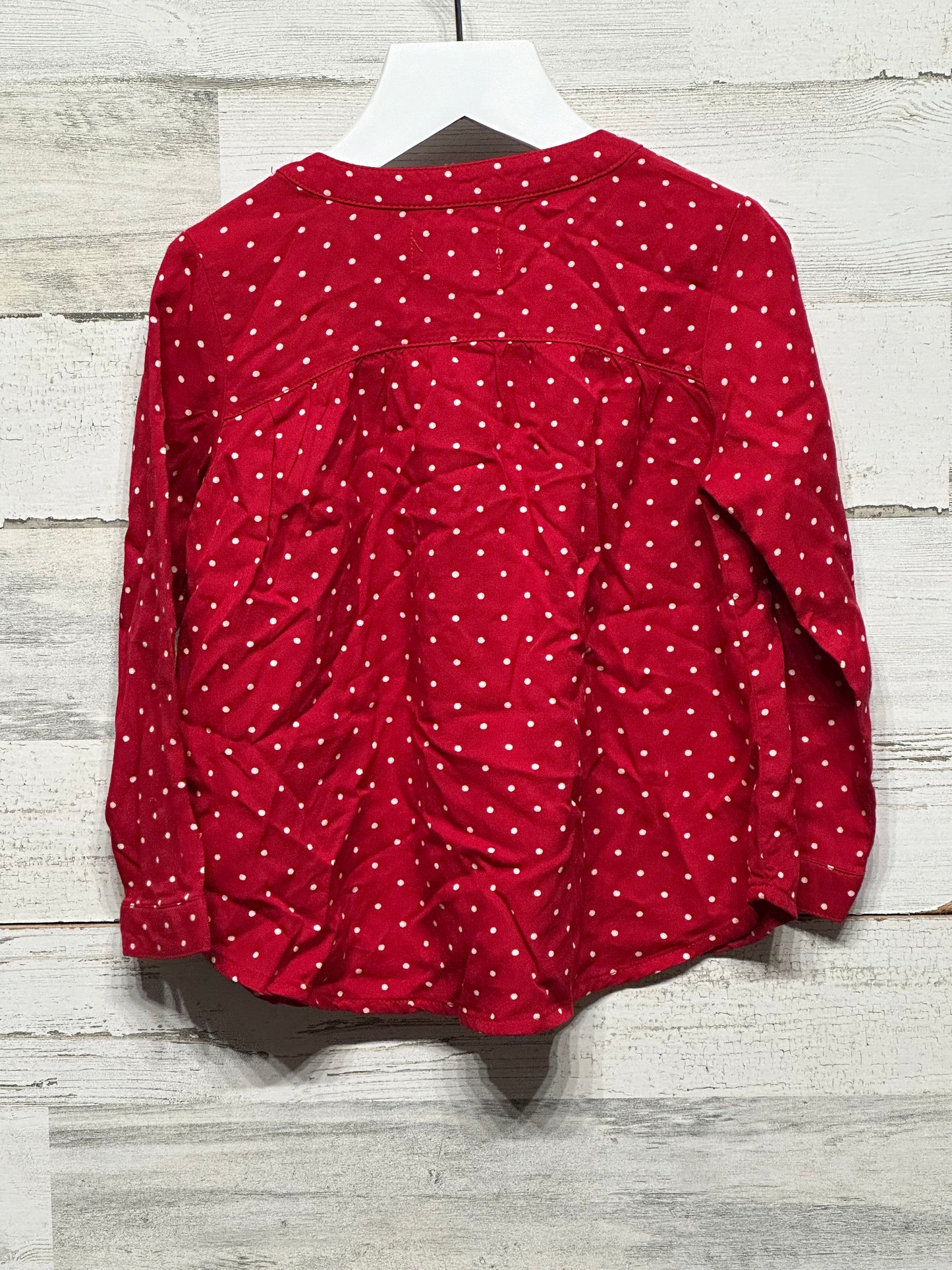 Girls Size 3t Old Navy Red Polka Dot Tunic - Good Used Condition