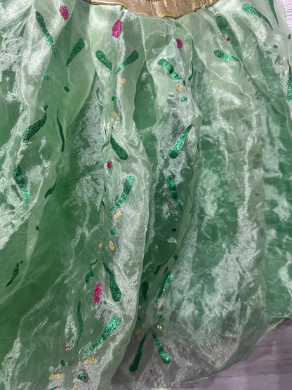 Girls Anna Frozen Costume Dress Girls 5T (120) - Play Condition