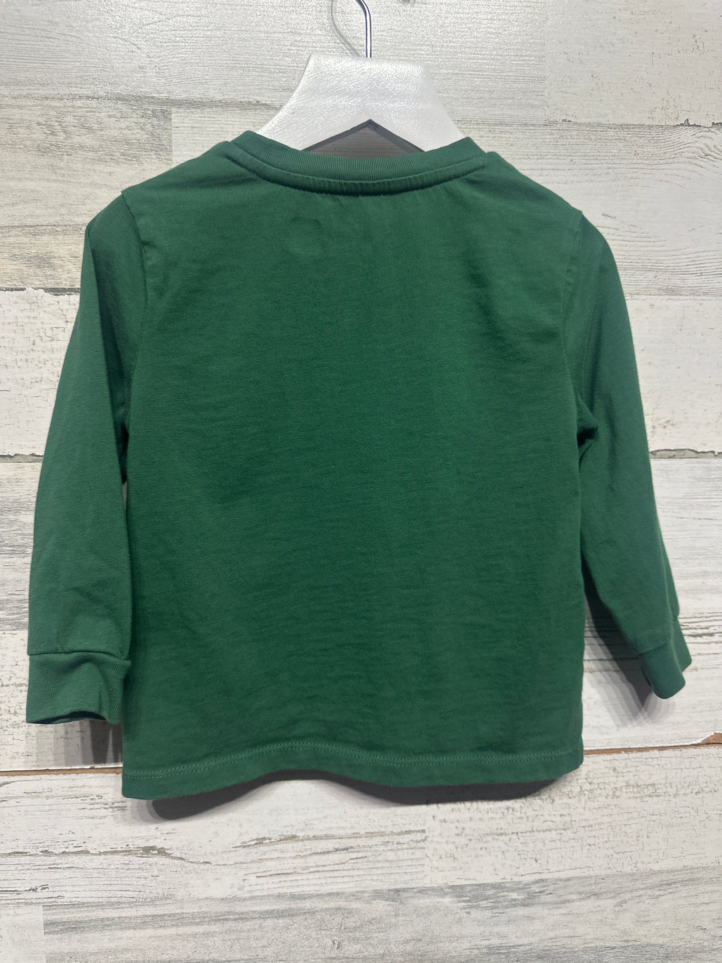 Ralph Lauren Dark Green Long Sleeve Shirt - Boys Size 24m - Very Good Used Condition