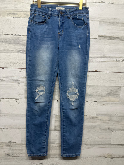 Girls Size 12 Cooper Key Distressed Jeans - Very Good Used Condition