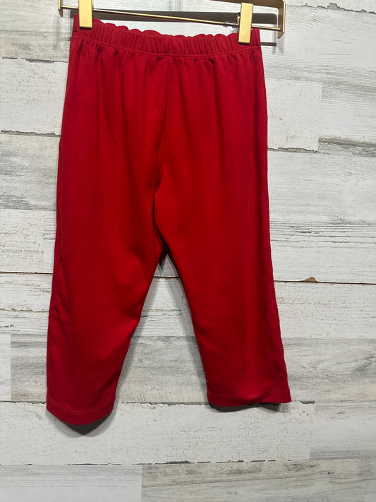 Boys Size 4t Pima Cotton Red Pants - Play Condition**