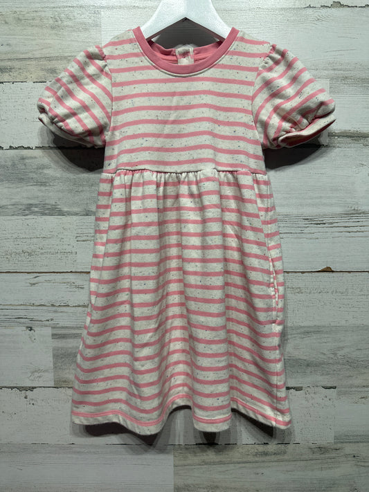 Girls Size 5t Cat and Jack Striped Dress - Good Used Condition