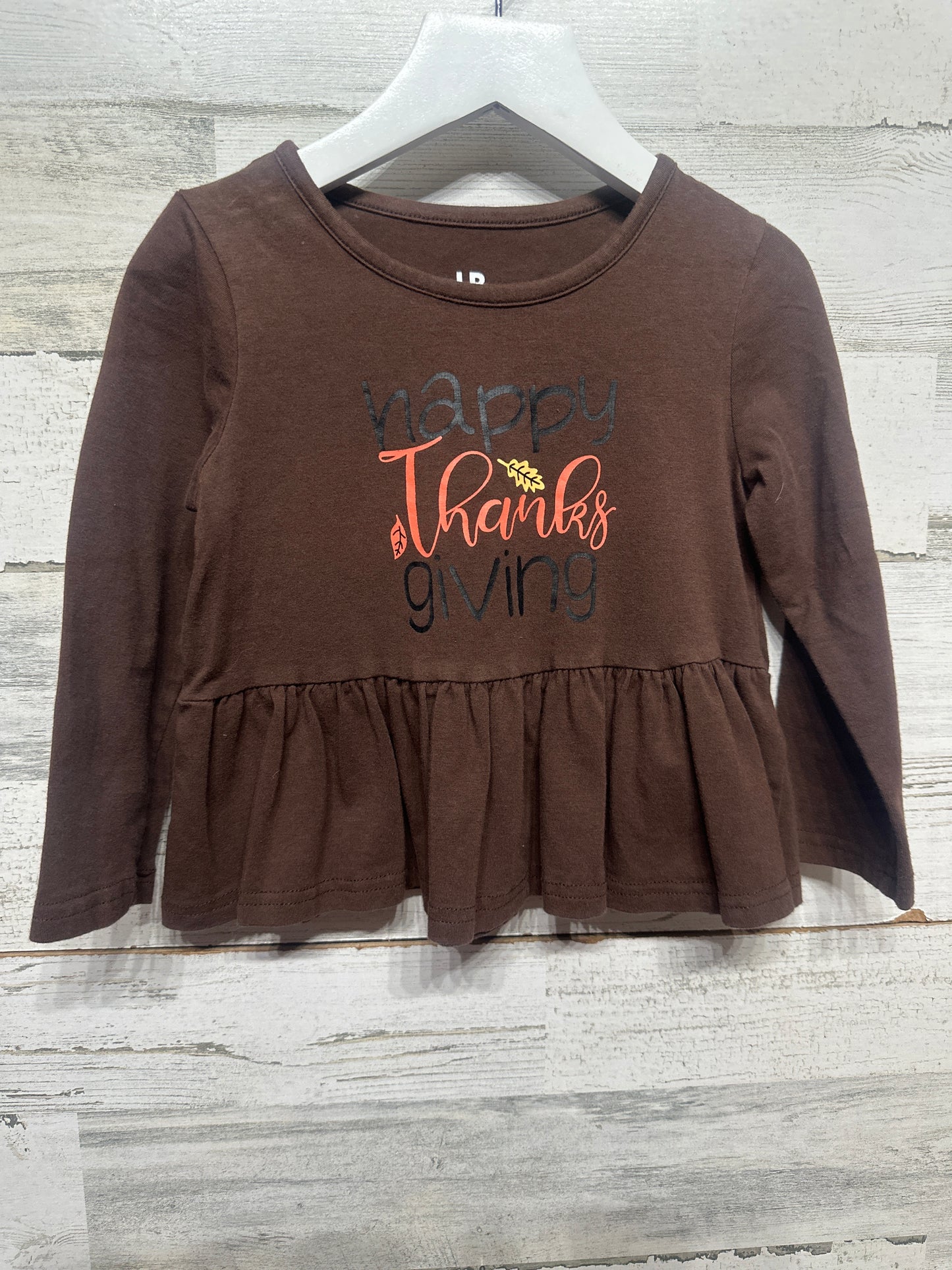 Size 4 Unique Baby Happy Thanksgiving Shirt - Very Good Used Condition