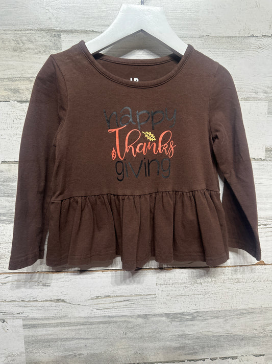 Size 4 Unique Baby Happy Thanksgiving Shirt - Very Good Used Condition