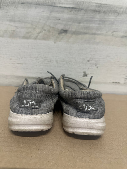 Size 13 (Little Kid) Hey Dude Grey Slip On Shoes - Play Condition*