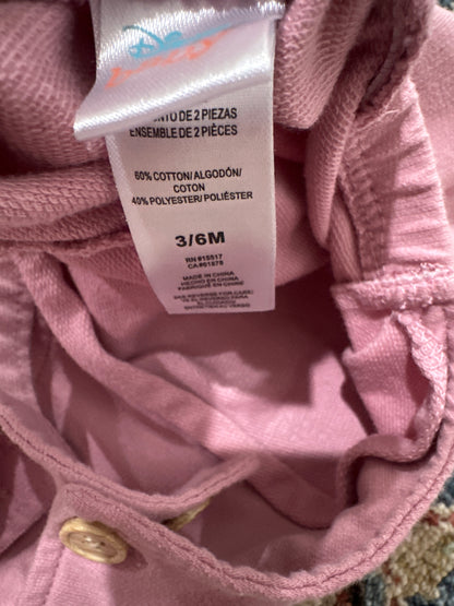 Disney Baby 3-6m Mickey Minnie Romper VGUC