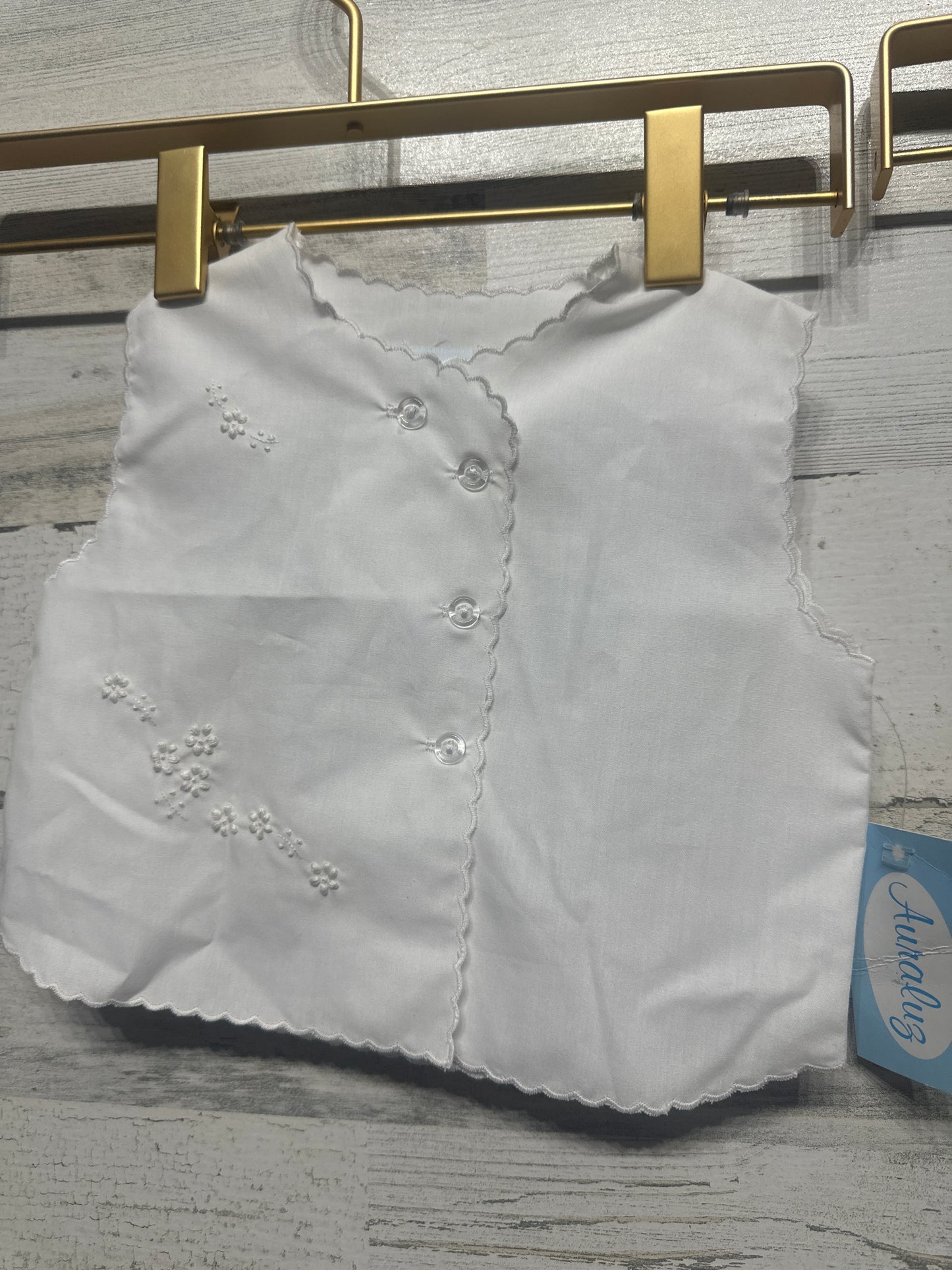 Newborn Auraluz Embroidered Two Piece Set - New With Tags