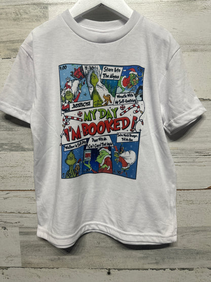 Boys Size 5/6 Sublive Grinch T-Shirt - Very Good Used Condition