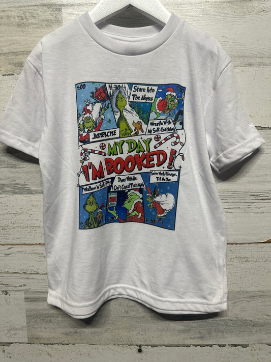 Boys Size 5/6 Sublive Grinch T-Shirt - Very Good Used Condition